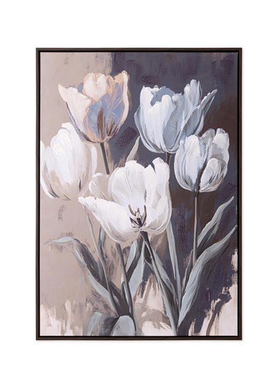 The Mia Abstrcat Tulips Kanvas Tablo 70x100 cm
