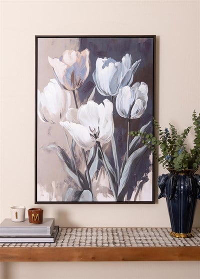 The Mia Abstrcat Tulips Kanvas Tablo 70x100 cm