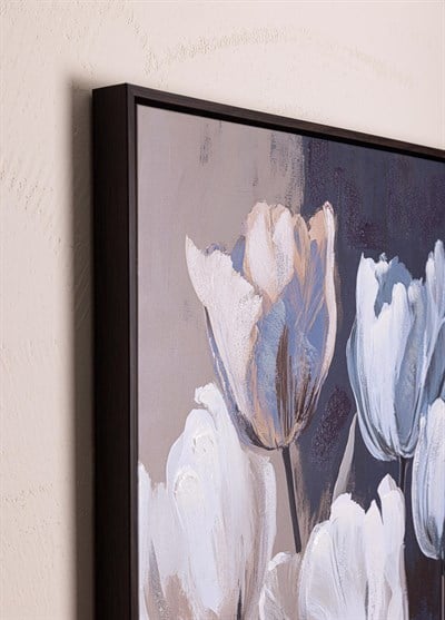 The Mia Abstrcat Tulips Kanvas Tablo 70x100 cm