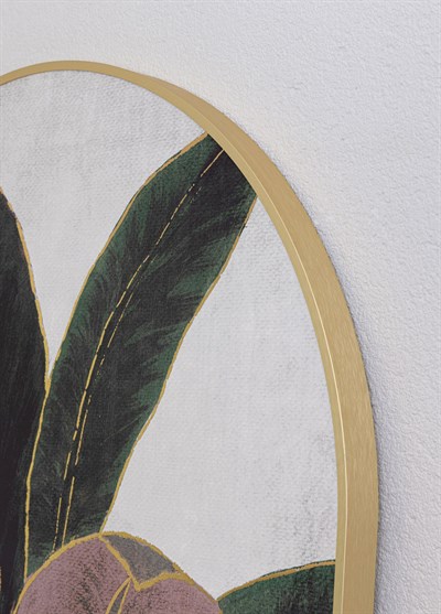 The Mia Botanic Leaf Tablo 80x120 cm