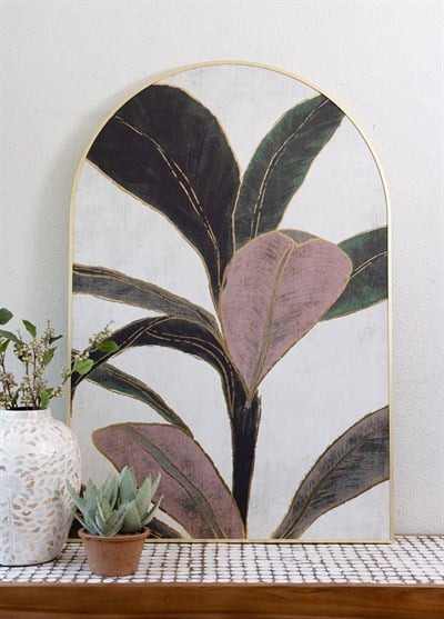 The Mia Botanic Leaf Tablo 80x120 cm