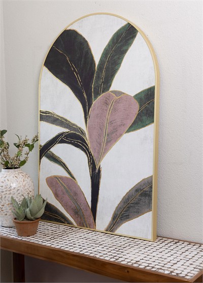The Mia Botanic Leaf Tablo 80x120 cm