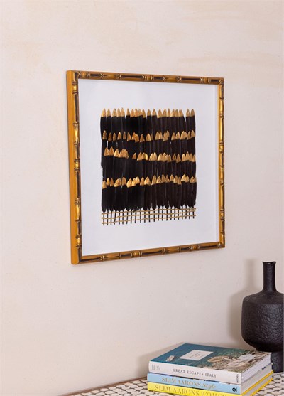 The Mia Flume Tablo Siyah 60x60x4 cm TBL0097
