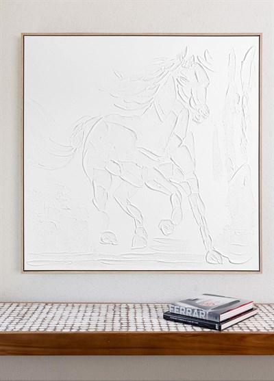 The Mia Kabartma Kanvas Tablo 100x100 cm TBL0078