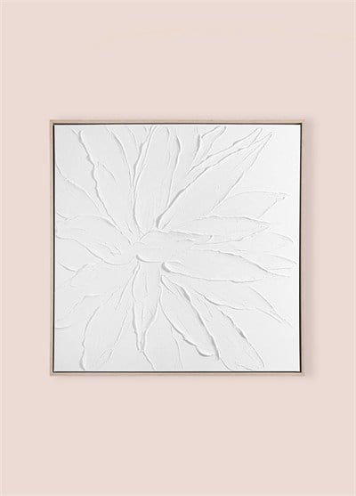 The Mia Kabartma Kanvas Tablo 80x80 cm TBL0079
