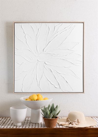 The Mia Kabartma Kanvas Tablo 80x80 cm TBL0079
