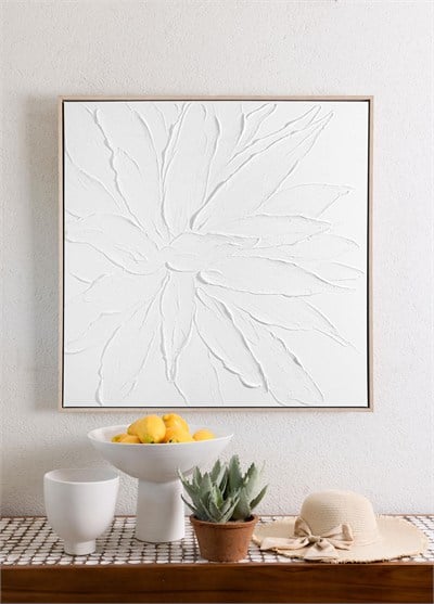 The Mia Kabartma Kanvas Tablo 80x80 cm TBL0079