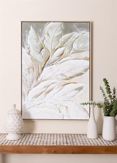 The Mia Luna Leaf Kanvas Tablo 70x100 Cm