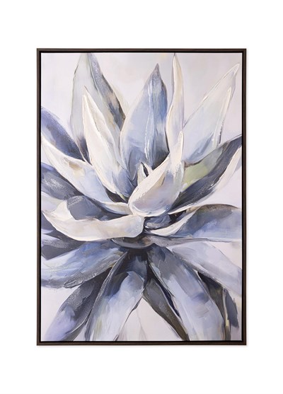 The Mia Neutral Floral Kanvas Tablo 70x100 cm TBL0105