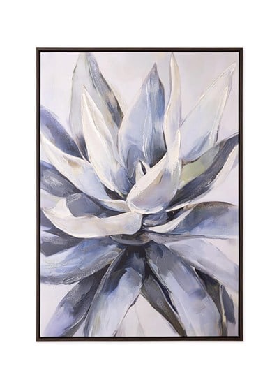 The Mia Neutral Floral Kanvas Tablo 70x100 cm TBL0105