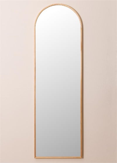 The Mia Nord Ahşap Duvar Aynası 50x160 cm
