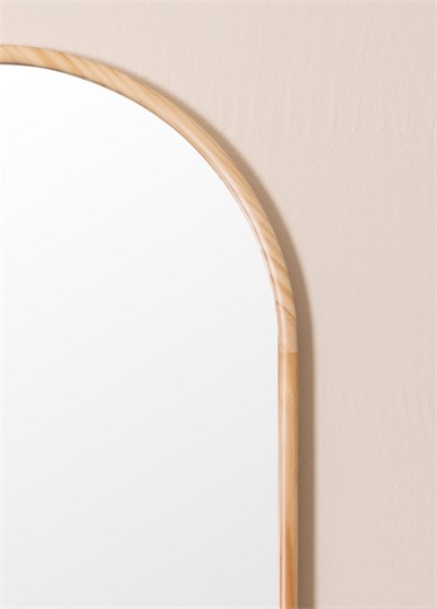 The Mia Nord Ahşap Duvar Aynası 50x160 cm