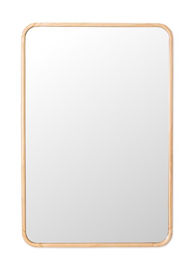 The Mia Nord Ahşap Duvar Aynası 60x90 cm