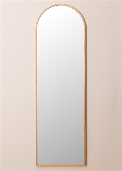 The Mia Nord Ahşap Duvar Aynası 50x160 cm