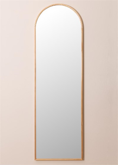 The Mia Nord Ahşap Duvar Aynası 50x160 cm