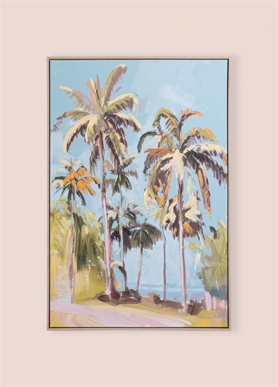 The Mia Palm Kanvas Tablo 80x120 cm TBL0086