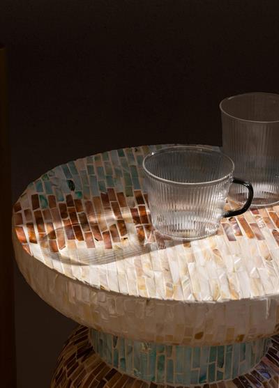 The Mia Sedef Tabure Yan Sehpa 38x40 cm TLC0103