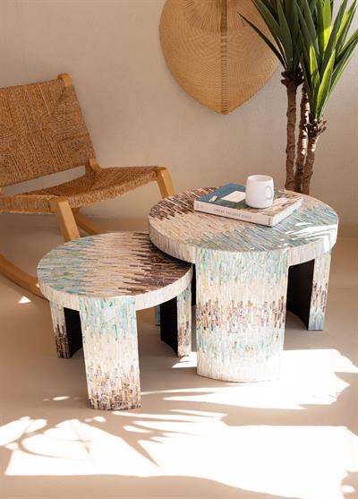 The Mia Sedef Tabure Yan Sehpa 66x48 cm TLC0119