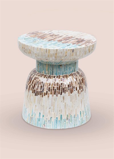 The Mia Sedef Tabure Yan Sehpa 38x40 cm TLC0103