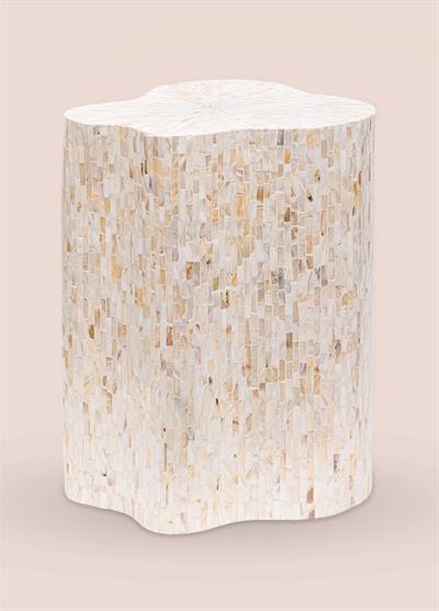 The Mia Sedef Tabure Yan Sehpa 35x35x50 cm TLC0128