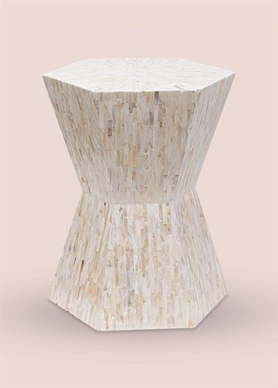 The Mia Sedef Tabure Yan Sehpa 35x40x50 cm TLC0129