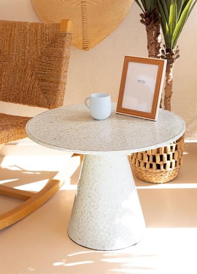 The Mia Sedef Tabure Yan Sehpa 66x50 cm TLC0116