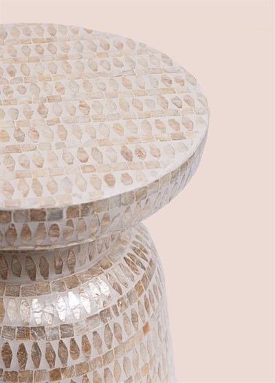 The Mia Sedef Tabure Yan Sehpa 38x40 cm TLC0101