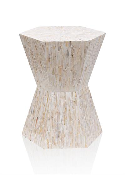 The Mia Sedef Tabure Yan Sehpa 35x40x50 cm TLC0129