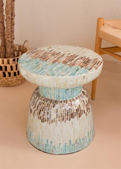 The Mia Sedef Tabure Yan Sehpa 38x40 cm TLC0103