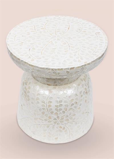 The Mia Sedef Tabure Yan Sehpa 38x40 cm TLC0102