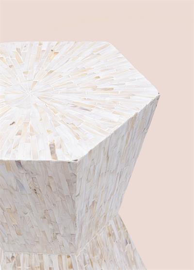 The Mia Sedef Tabure Yan Sehpa 35x40x50 cm TLC0129