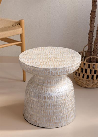 The Mia Sedef Tabure Yan Sehpa 38x40 cm TLC0101