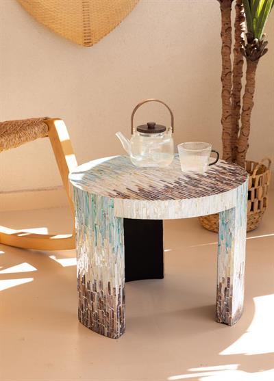 The Mia Sedef Tabure Yan Sehpa 50x40 cm TLC0120