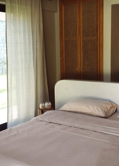 The Mia Cotta Beige Tek Kişilik Nevresim 220x160 Cm