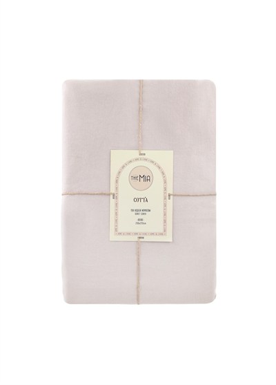 The Mia Cotta Beige Tek Kişilik Nevresim 220x160 Cm