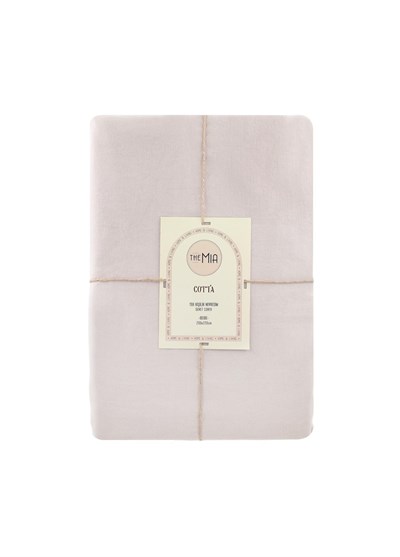 The Mia Cotta Beige Tek Kişilik Nevresim 220x160 Cm