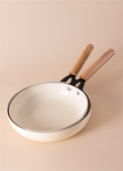 The Mia Cucina Di Mia İndüksiyon Tabanlı Seramik Tava Seti 3 Parça