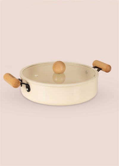 The Mia Cucina Di Mia Sığ Seramik Tencere 26 cm