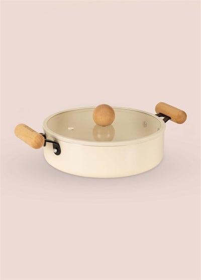 The Mia Cucina Di Mia Sığ Seramik Tencere 24 cm