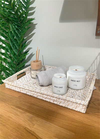 The Mia Hasır Tepsi Dikdörtgen 45x31x6 cm