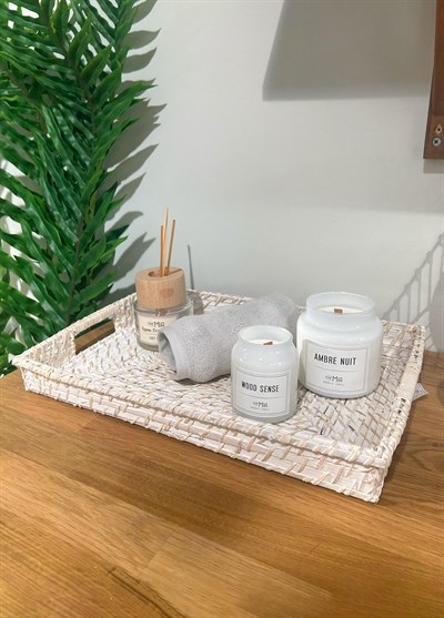 The Mia Hasır Tepsi Dikdörtgen 45x31x6 cm