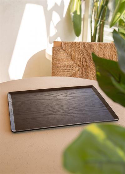 The Mia Natura Tepsi Siyah 36x28 cm