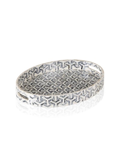 The Mia Sedef Oval Tepsi 50x36x6 cm TLC0094