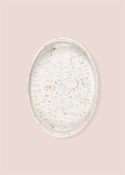 The Mia Sedef Oval Tepsi 50x36x6 cm TLC0078