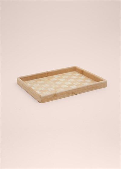 The Mia Wicker Bambu Tepsi 31x25 cm TPS0068