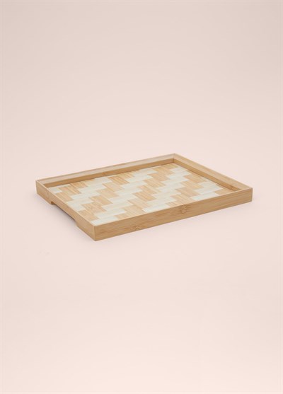 The Mia Wicker Bambu Tepsi 31x25 cm TPS0066