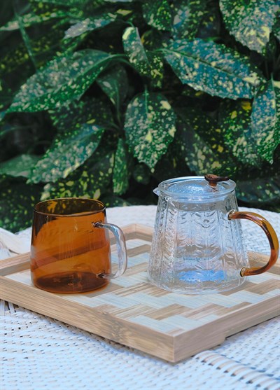 The Mia Wicker Bambu Tepsi 31x25 cm TPS0066