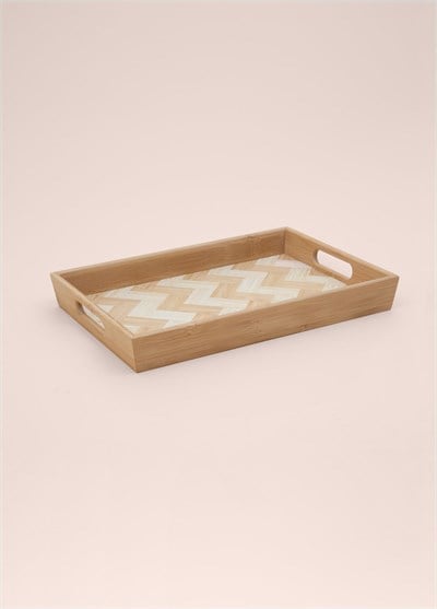 The Mia Wicker Bambu Tepsi 33x23 cm TPS0074