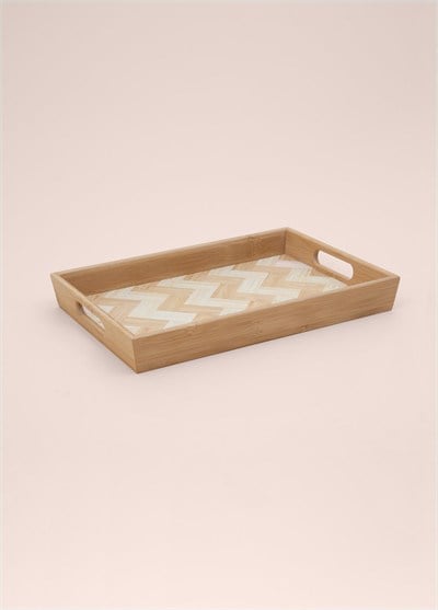 The Mia Wicker Bambu Tepsi 33x23 cm TPS0074