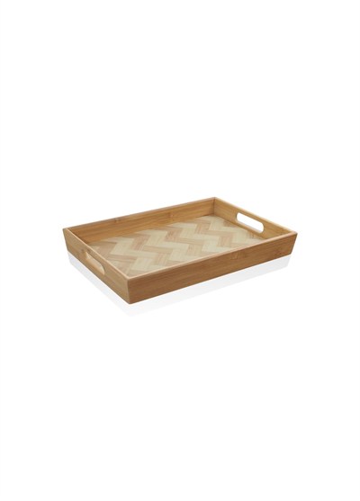 The Mia Wicker Bambu Tepsi 33x23 cm TPS0074